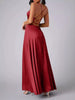 Lace Up Back Split Maxi Dress by Wild and Free Boutique