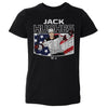 Jack Hughes New Jersey American Flag WHT by 500 LEVEL