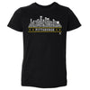 Pittsburgh Hockey Roster Skyline 23 WHT by 500 LEVEL