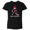 New Jersey Hockey 8-bit WHT by 500 LEVEL