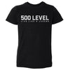 500 LEVEL Wordmark WHT by 500 LEVEL