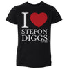 Stefon Diggs New England I Love WHT by 500 LEVEL