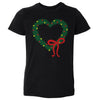 Christmas Heart Wreath WHT by 500 LEVEL