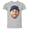 Mookie Betts Los Angeles D Vintage Head WHT by 500 LEVEL