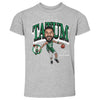 Jayson Tatum Boston Celtics Cartoon WHT by 500 LEVEL