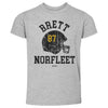 Brett Norfleet College Helmet Font by 500 LEVEL