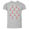 Christmas 8-bit Santas WHT by 500 LEVEL