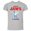 Christmas Santa Jaws WHT by 500 LEVEL