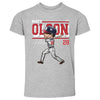 Matt Olson Atlanta Cartoon WHT by 500 LEVEL