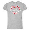 Christmas Candy Cane Heart WHT by 500 LEVEL