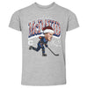 Connor McDavid Edmonton Cartoon Santa Hat WHT by 500 LEVEL