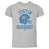 Justin Herbert Los Angeles C Helmet Font by 500 LEVEL