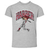 Bryce Harper Philadelphia Cartoon WHT by 500 LEVEL