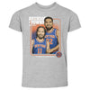 Jalen Brunson & Karl-Anthony Towns New York Knicks Step Brothers WHT by 500 LEVEL