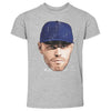 Freddie Freeman Los Angeles D Vintage Head WHT by 500 LEVEL