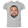 Travis Kelce Kansas City Vintage Head WHT by 500 LEVEL