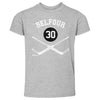 Ed Belfour Chicago 30 Goalie Sticks WHT by 500 LEVEL