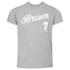 Jaylen Brown Boston Script WHT by 500 LEVEL