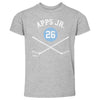 Syl Apps Jr. Pittsburgh 26 Sticks WHT by 500 LEVEL