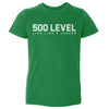 500 LEVEL Wordmark WHT by 500 LEVEL