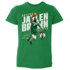 Jaylen Brown Boston Celtics Slant WHT by 500 LEVEL