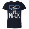 Khalil Mack Los Angeles C Bold Number WHT by 500 LEVEL