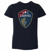 North Carolina Courage Vintage Primary Logo WHT by 500 LEVEL