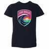 San Diego Wave FC Vintage Primary Logo WHT by 500 LEVEL