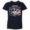Jack Hughes New Jersey American Flag WHT by 500 LEVEL