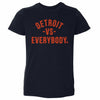 Detroit Vs. Everybody Orange WHT by 500 LEVEL