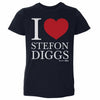 Stefon Diggs New England I Love WHT by 500 LEVEL