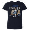 Jess Fishlock Seattle Reign FC Cracked Number WHT by 500 LEVEL