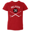 Ed Belfour Chicago 30 Goalie Sticks WHT by 500 LEVEL