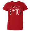 Christmas Santa's B-tch WHT by 500 LEVEL
