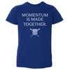 USRowing Momentum Is Made Together WHT by 500 LEVEL