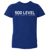 500 LEVEL Wordmark WHT by 500 LEVEL