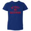 Detroit Vs. Everybody Red WHT by 500 LEVEL