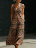 Women’s V-Neck Cross-Over Shirt and Wide-Leg Pants Set by FitiqueFit
