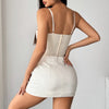 Womens Lace-Up Fishtail Underwire Camisole by My Store