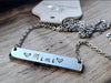 Bar Charm Stainless Steel Necklace 316L - Each Sold Separate by DoodleBug's