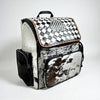 Aces Checker Tooled & Cowhide Backpack by Neon Spur
