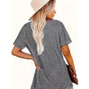 Sunrise Print Round Neck T-Shirt by FitiqueFit