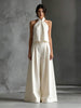 Loose-Fitting Sleeveless Top and Wide-Leg Pants Two-Piece Set. by FitiqueFit