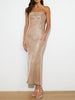 Sequin Cutout Tube Dress