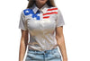 Girls Patriot Pearl Snap Jackpot Rodeo Shirt by Neon Spur