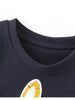Children's Cute Rabbit Applique Ruffle Hem T-Shirt by Simply Love