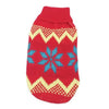 Christmas Maple Snowflake Turtleneck Knitted Sweater Pet Clothes by My Store