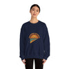 California Beach Sunset Crewneck, 70s Sunset Shirt | Retro Surf Graphic by Tristan’s Treehouse