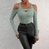 Women's Ribbed Long Sleeve Top by FitiqueFit