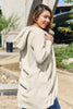 Red Double Take Full Size Hooded Teddy Bear Jacket with Thumbholes Ultra-Cozy & Stylish Comfortable Outerwear by Stevvex